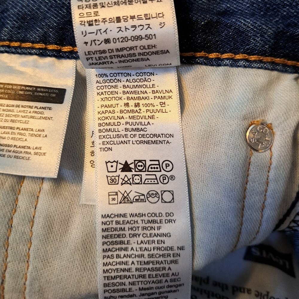 Levi's Men's Straight Denim Jeans - Picture 10 of 12